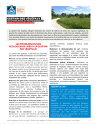 fiche : Gestion des végétaux : solutions pour les professionnels